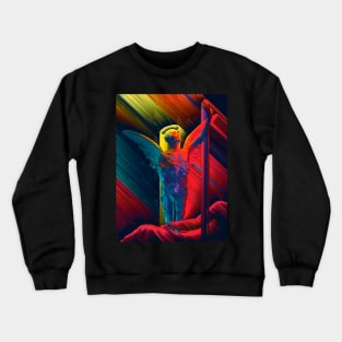 Azrael - Glitch Art Crewneck Sweatshirt